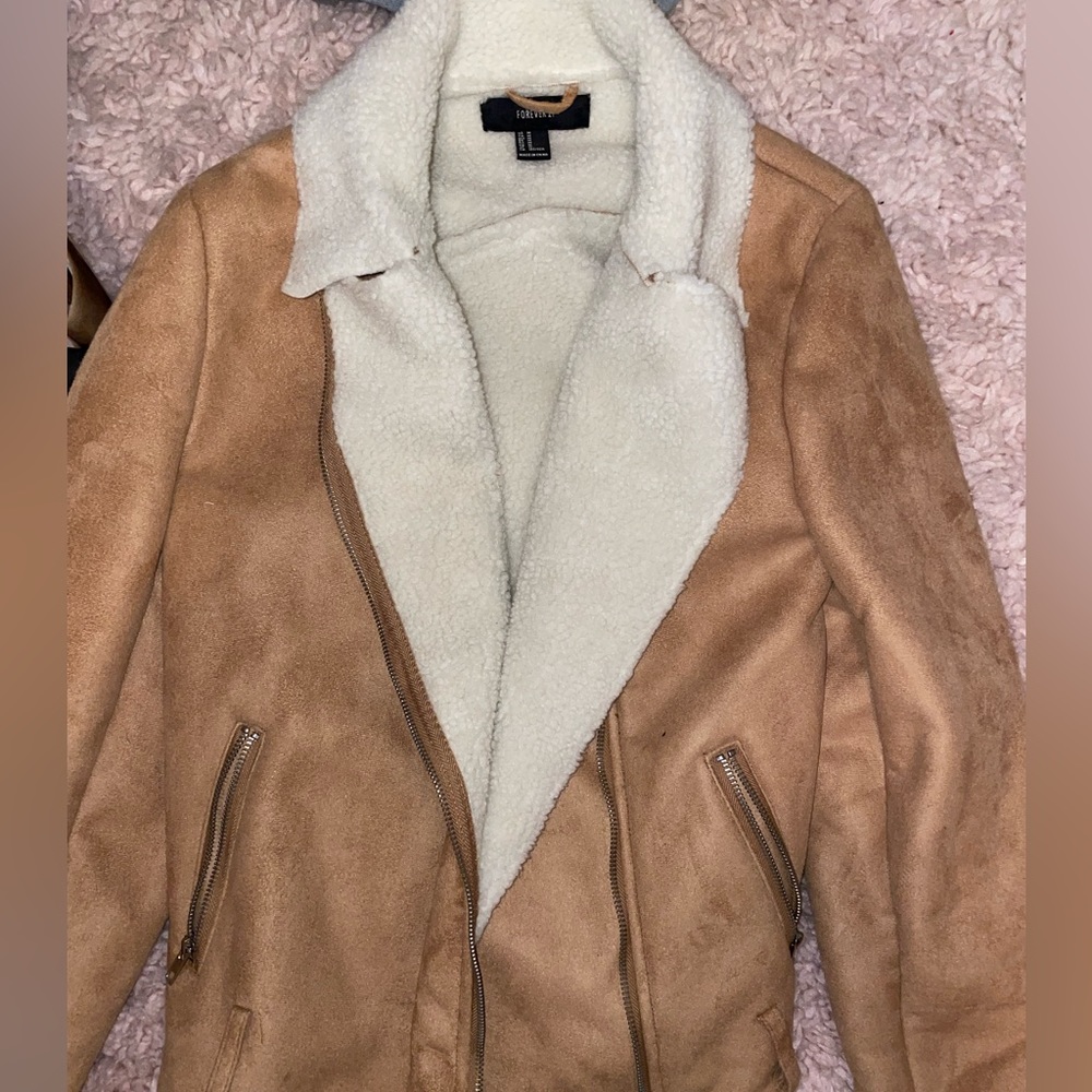 Suede Moto Jacket